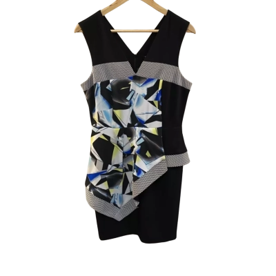 BNWT Basque Womens  Size 12 Pattern Dress RRP $159.00