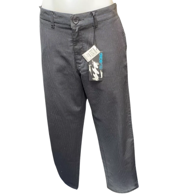 Billabong Kids  Size 16 Pants Black  / Blue / Pinstriped 