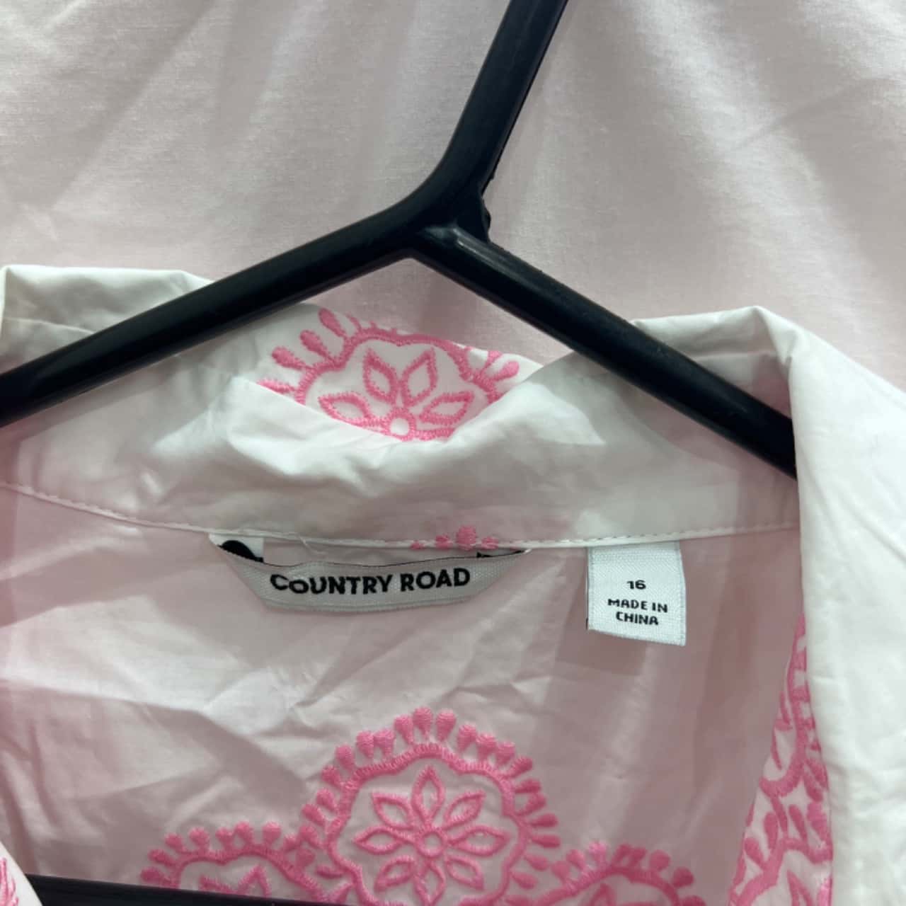 Country Road Womens Size 16 Pink Shirt