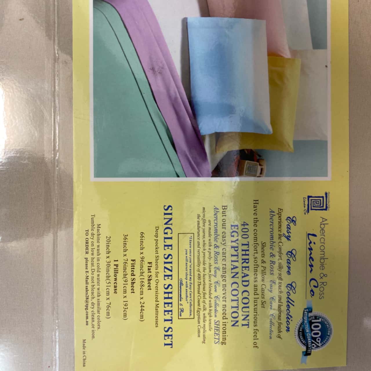 Abercrombie & Ross Single Size Sheet Set(s)