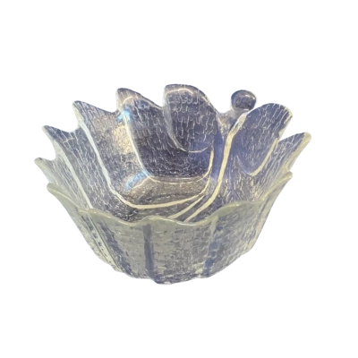 Glass Leaf Bowl