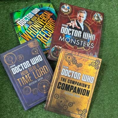 Dr Who Hardcover Books x 4