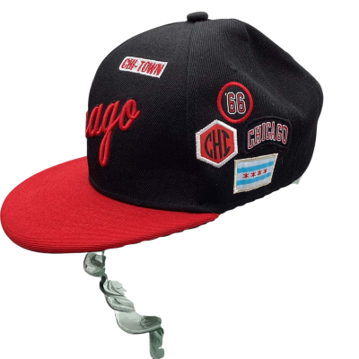  Mens  Size One Size Cap Black  / Red Chicago 