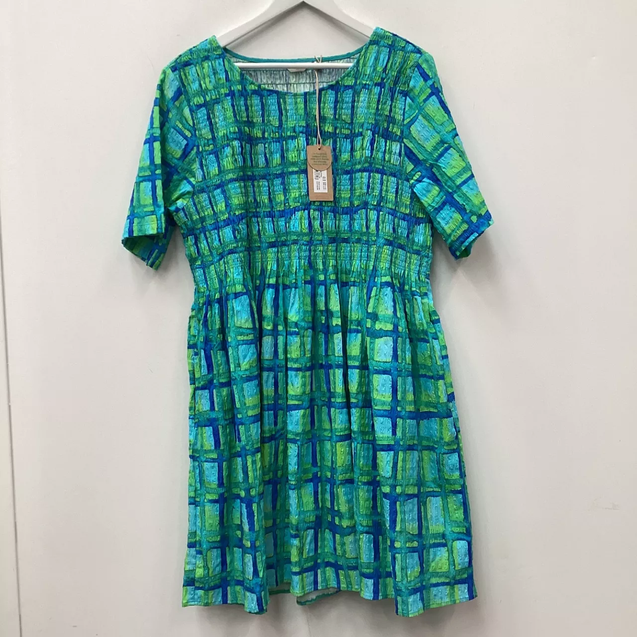 gorman green gallery dress New-Gorman Womens Dress Blue / Green Size 20 - New With Tags