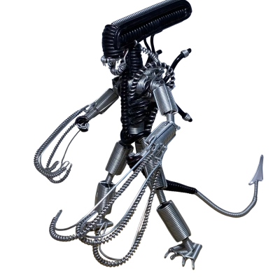 Xenomorph alien wired metal figure