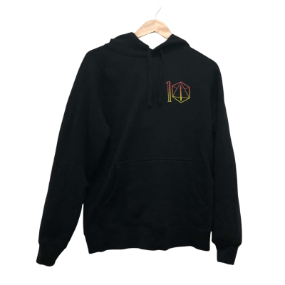 Critical Roll Unisex  Size S Hoodie Black  