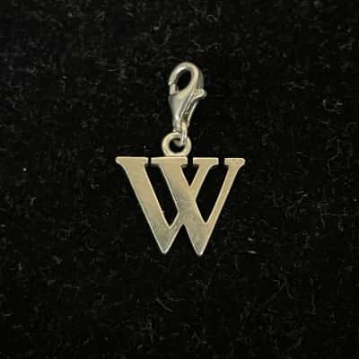 THOMAS SABO Sterling Silver 925 ‘W’ Clip-On Charm 