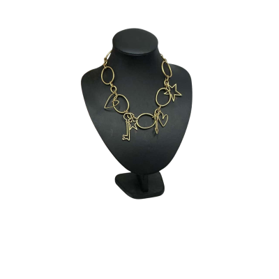 Boden Womens statement hearts, keys and stars Necklace in Gold colours