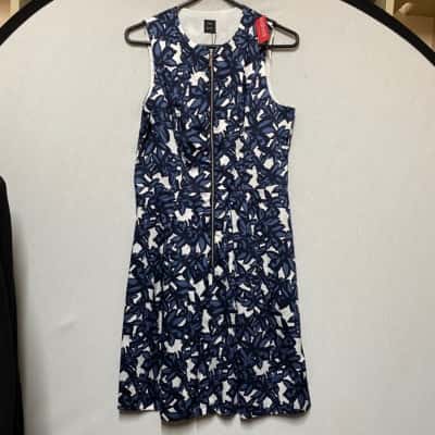  Womens  Size 12 Blue / White Dress
