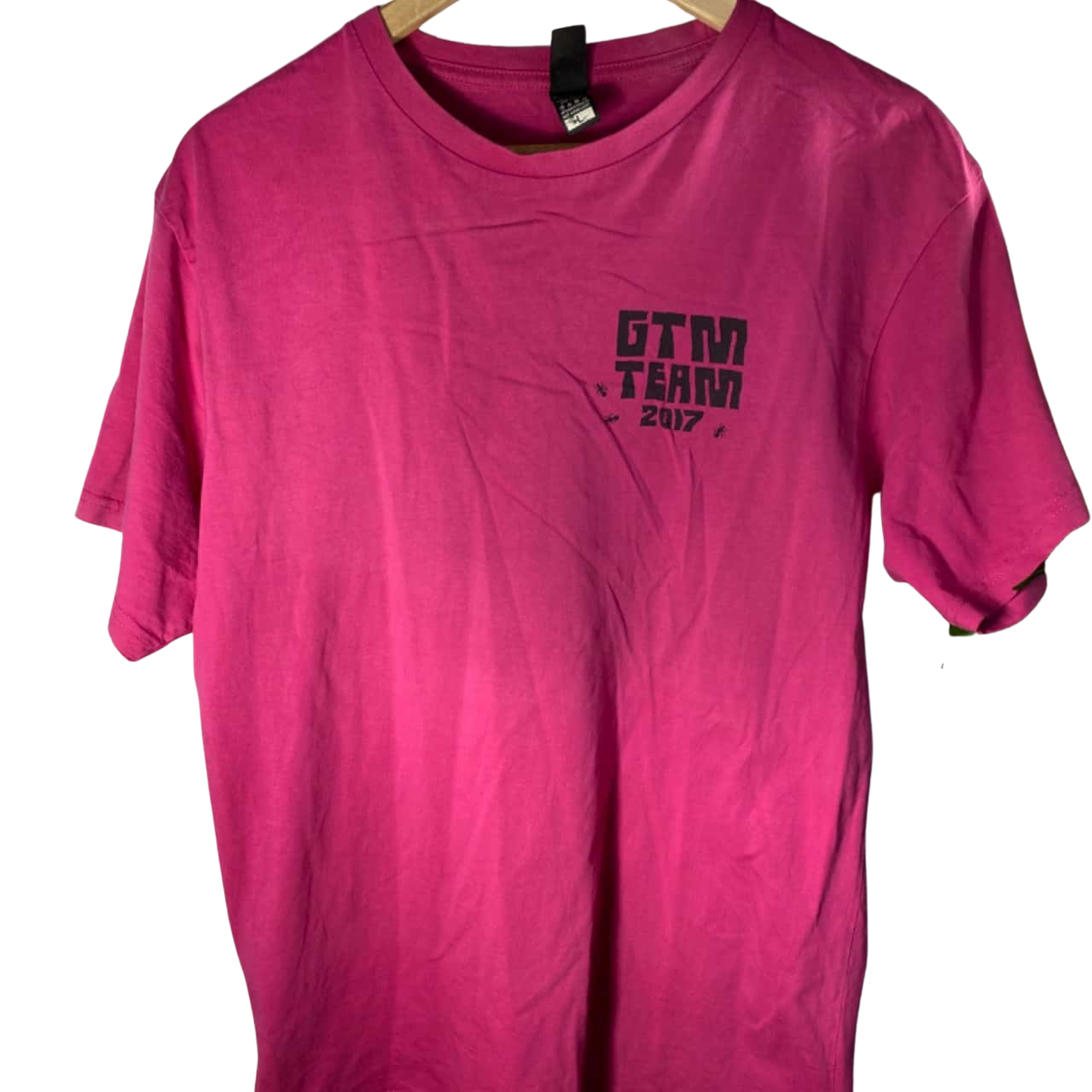 Groovin the Moo 2017 Crew T Shirt Mens Size L Pink