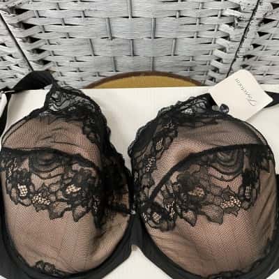 Fayerform Womens  Size 16G Bra Black  