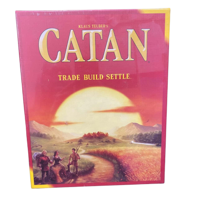 Klaus Teuber's CATAN - trade, build, settle - NEW
