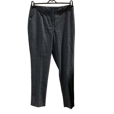 BNWT Jacqui-E Womens  Size 8 Slim Fit Pants Checked / Grey 