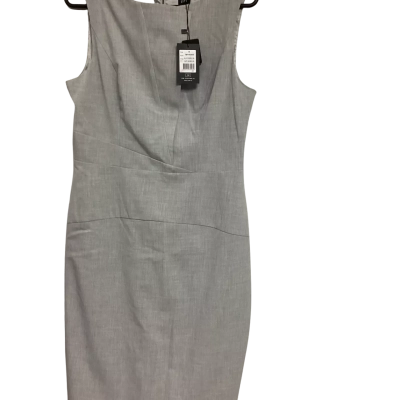 Cue Womens  Size 12 Sleeveless Dress  Grey 