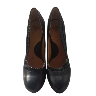  Women's John Fluevos Leather Pumps Size 11 Black  