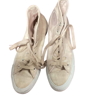 Converse Womens Swede Size 8 Sneakers Pink  