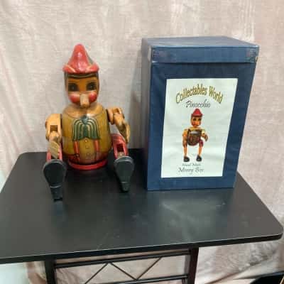 Vintage Collectables World “Pinocchio” Hand Made Money Box
