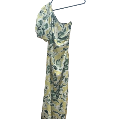 Maroso Womens  Size 12 Green/Yellow Dress 