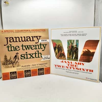 Collectors Items Quirky Controversial Historical Vinyl Set Of 2 - 12" Albums Editions 1 & 2  January The Twenty Sixth - Various Artists  - Stage & Screen Musical Released 1967