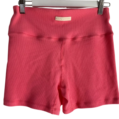 Zulu & Zephyr Women's Size 12 Waffle 4 Inch Bike Shorts Pink  