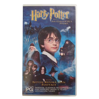 Harry Potter & the Philosopher's Stone VHS