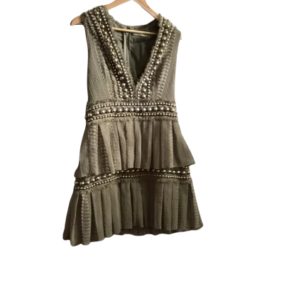 Thurley Womens  Size 10 Party Dress Green 