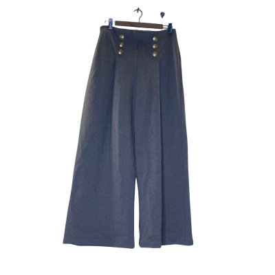 Zara Womens  Size M High Waisted Pants Grey 