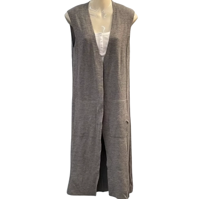 Country Road Womens Size S Longline Cardigan Grey