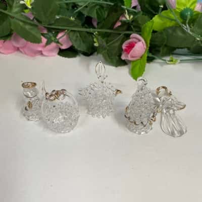 Spun Glass Ornaments