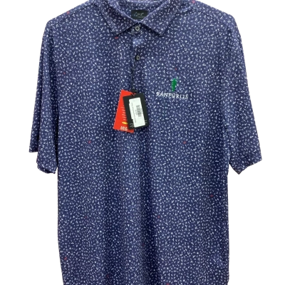 Men’s Golf Shirt LS 75 Shark Collection Size M