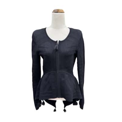 Sass & Bide Womens Jacket Size 6 Black  