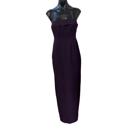  Mathew Eager   Size 10 Cocktail Dress Maroon 