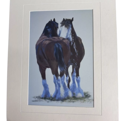 "BLISS IS A HORSE"  Acrylic art piece with Certificate by Pete Marshall