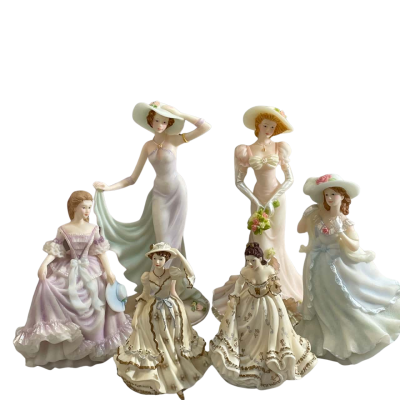 The Leonardo Collection of 6 Vintage Figurines’90s