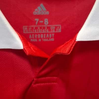 Adidas Kids  Size 7 / 8 Sport Top Red 
