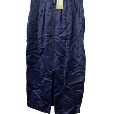 Veducci Womens  Size 12 Maxi Skirt Navy Blue 
