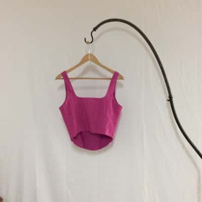 Aureta Women's Size M Party Top Pink  