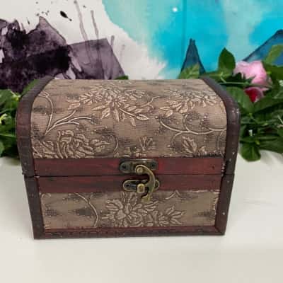 Wooden chest with latch- please read description 