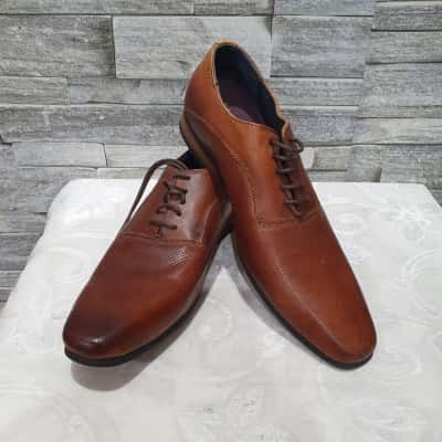 Tarocash Mens  Size 7 Leather Shoes Brown/Tan 