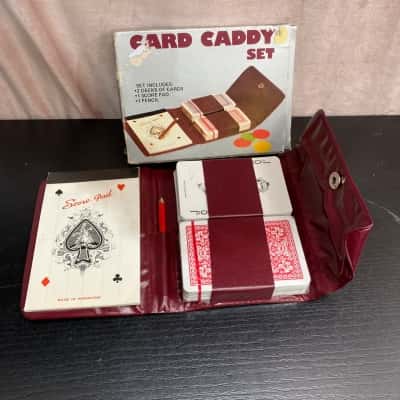 Vintage Card Caddy Set