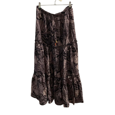 Hey Chic Womens  Size 10 Maxi Skirt Beige / Brown  RRP $74.95