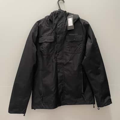 Crosshatch Black Label Mens Size M Jacket Black  