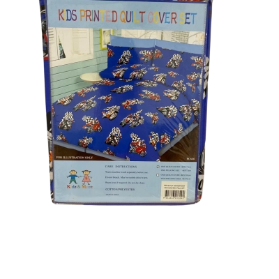 Kids Printed Quilt Cover Set 