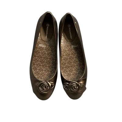 Rockport Womens  Size US 7.5 Flats Gold 