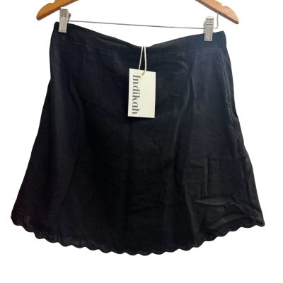 Indikah Womens  Size 14 Mini Skirt Black  