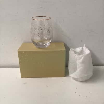 NEW - Dusk Shimmering Stars Stemless Wine Glasses