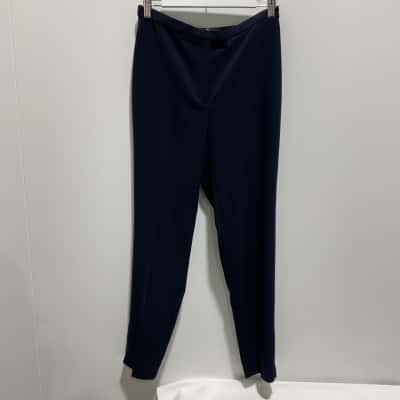 Anthea Crawford Women’s Pants / Navy Blue / Size 10 / Tags Still Attached / RRP: $249.00