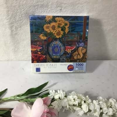 Blue Opal Taking It Easy "Whale Beach" 1000 Piece Puzzle (new)