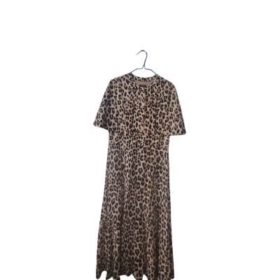 Escada Women's Size M Sleeveless Dress in Animal print 