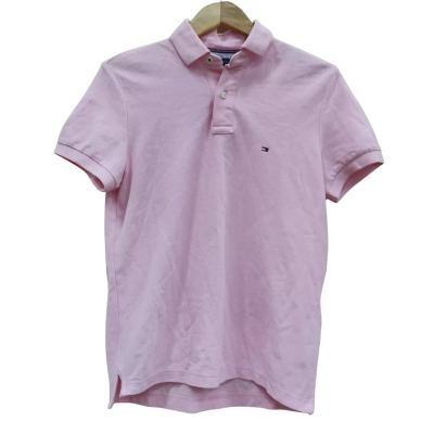Tommy Hilfiger Unisex Size XS Polo Shirt Pink (3)
